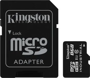 Paměťová karta Kingston microSDHC 8 GB UHS-I Class 10 U1 + SD adaptér