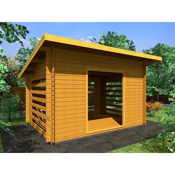 Zahradní domek Dřevník Standard 350x250 28 mm
