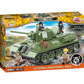 Cobi Small Army 2485 Rudy 102 T-34/76 Stavebnice COBI Cobi Small Army 2485 Rudy 102 T-34/76