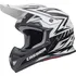 Helma na motorku Cassida Cross Cup bílá/černá