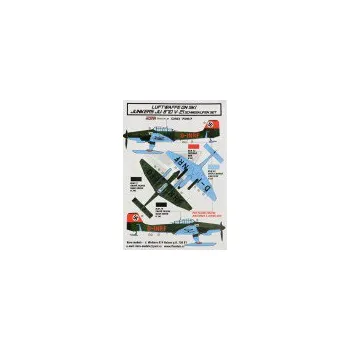 Plastikový model 1/72 Ju-87D (V-21) Ski - Conversion set & decal