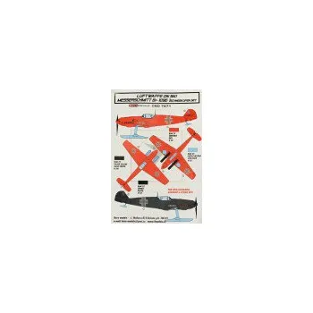 Plastikový model 1/72 Messerschmitt Bf-109E Ski - Conv.set & decal
