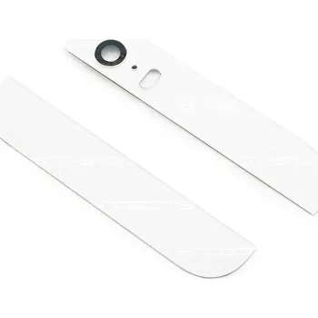 Náhradní díl pro mobilní telefon OEM Zadní skleněné kryty na iPhone 5S/SE - bílé