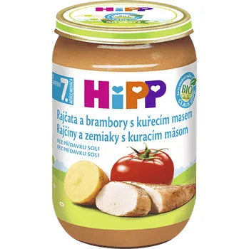 Dětská výživa HiPP Rajčata a brambory s kuřecím masem bio 220 g