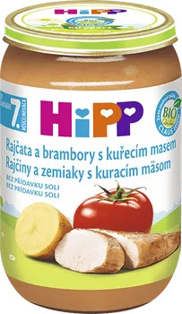 HiPP Rajčata a brambory s kuřecím masem bio 220 g