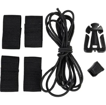 Airsoft FMA Upevňovací sada maskování a příslušenství na helmu - černá