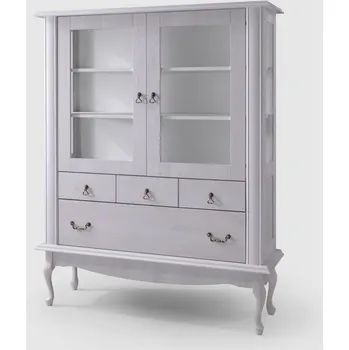 Knihovna Vitrína DIANA 125 DA5, 125 x 158 x 42 cm