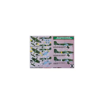 Plastikový model 1/48 Decals Junkers Ju 87 R-2 Stuka (Bulgaria)