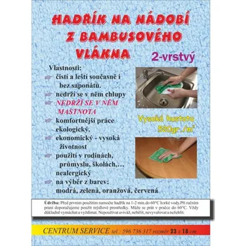 Hadr Centrum Service Hadřík na nádobí z bambusu