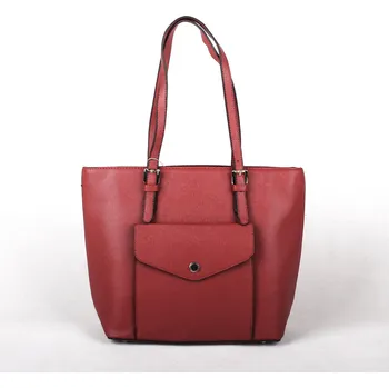 Kabelka Levná tmavěčervená kabelka na rameno David Jones CM3221