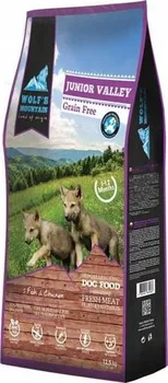 Krmivo pro psa Wolf's Mountain Dog Junior Valley Grain Free 2,5 kg