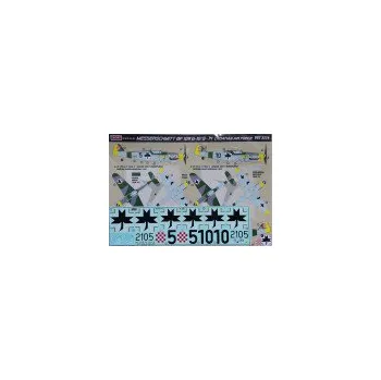 Plastikový model 1/32 Decals Bf 109 G-10/G-14 (Croatian Air Force)