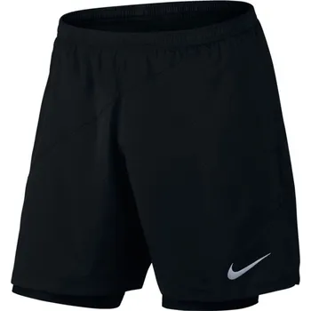 NIKE Distance 2-in-1 Running Short černé Pánské kraťasy NIKE Distance 2-in-1 Running Short černé