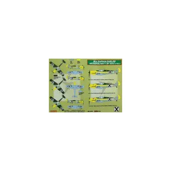 Plastikový model 1/48 Decals Messers. Bf 109E Strela (Bulgaria)