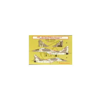 Plastikový model 1/72 Decals MiG-29 Fulcrum 9-12 Polish Service