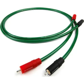 Audio kabel the CHORD company COBRA VEE 3 1m (Analógový RCA kábel Chord Cobra VEE 3, pseudo-symetrický spletaný, ako Crimson, ale postriebrené vodiče.)