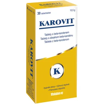 Přírodní produkt Vitabalans Karovit 30 tbl.
