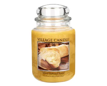 Svíčka Village Candle vonná svíčka ve skle Teplé máslové houstičky 645 g