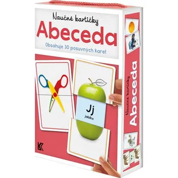 Výuková hračka Naučné kartičky: Abeceda - Knižní Klub