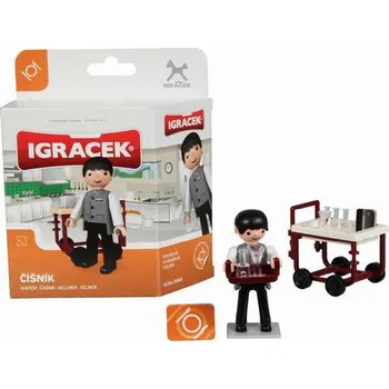 Efko Igráček číšník + doplňky Figurka Efko Igráček číšník + doplňky