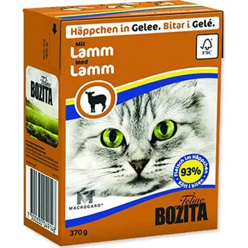 Krmivo pro kočku Bozita kousky v rosolu s jehněčím 370 g