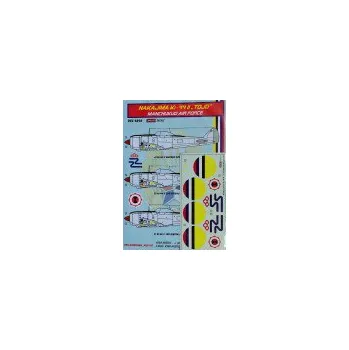 Plastikový model 1/48 Decals Nakajima Ki-44 II (Manchukuo AF)