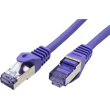 Síťový kabel ROLINE S/FTP patchkabel kat. 6a, Component Level, 2m, LSOH, fialový - 21.15.2932