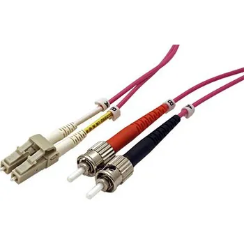 ROLINE Optický patchkabel LC-ST 50/125 (multimode), duplex, OM4, 2m - 21.15.8772