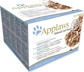 Krmivo pro kočku Applaws Multipack Fish Selection 12 x 70 g