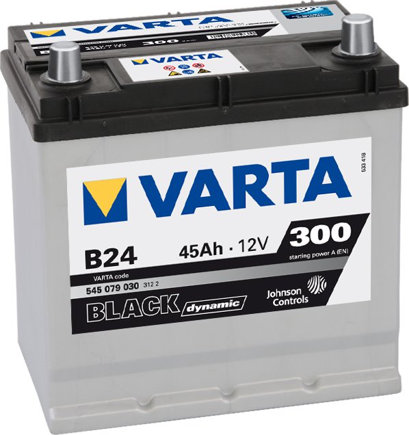 Varta B24. Autobatterie Varta 45Ah 12V
