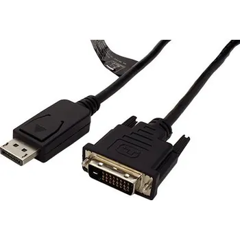 Video kabel ROLINE DisplayPort - DVI kabel, DP(M) -> DVI-D(M), typ 1, 1920x1200@60Hz, 2m - 11.04.5610