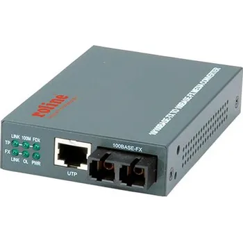 Média konvertor ROLINE Média konvertor 100Mb, RJ45 - SC (100BaseFX) - 21.13.1071