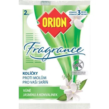 Přípravek proti hmyzu Orion Fragrance Jasmín a konvalinka závěsné kolíčky proti molům 2 kusy