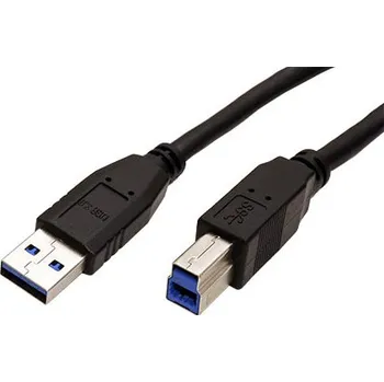 Datový kabel goobay USB 5Gbps kabel USB3.0 A(M) - USB3.0 B(M), 5m, černý (96119) - 11.92.8885