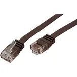 goobay UTP patchkabel kat. 6, plochý, 20m, hnědý (95895) - 21.92.2049