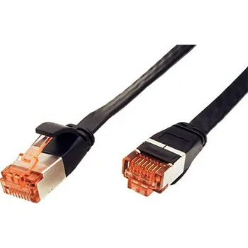 Počítač goobay FTP patchkabel kat. 6, plochý, 1,5m, černý (94232) - 21.92.2232