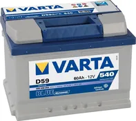 Auto-moto baterie Varta Blue Dynamic D59 12V 60Ah 540A