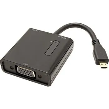 Video redukce Value Konvertor microHDMI M -> VGA (F) - 12.99.3118