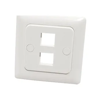 Lindy Čelo zásuvky pro 2x modul Keystone (neosazené) (60544) - 25.43.0102