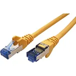 goobay S/FTP patchkabel kat. 6a, LSOH, 7,5m, žlutý (93847) - 21.92.1872