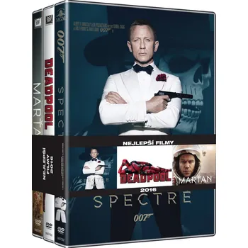 DVD film DVD Nejlepší filmy 2016 muži (Spectre, Deapool, Marťan)