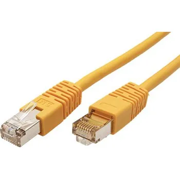 ROLINE S/FTP patchkabel kat. 5e, 5m, žlutý - 21.15.0362