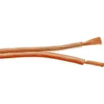 goobay Kabel k reproduktorům, 2x 1,5mm2, OFC měď, trasparentní, 50m (15128) - 11.92.3021