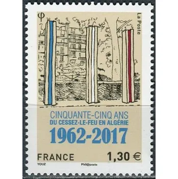 Poštovní známka Post France (2017) MiNr. 6703 ** - Francie - 55. výročí ukončení alžírské války