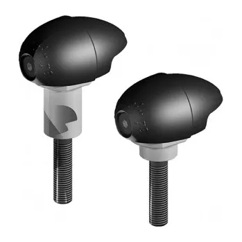 Kryt motoru GB RACING UK Ochranné slidery na rám motocyklu GB Racing - YAMAHA R6 r. 06-14 design "bullet" RACE