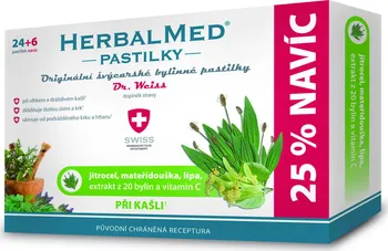 Přírodní produkt Simply You HerbalMed Dr.Weiss jitrocel/mateřídouška/lípa + C