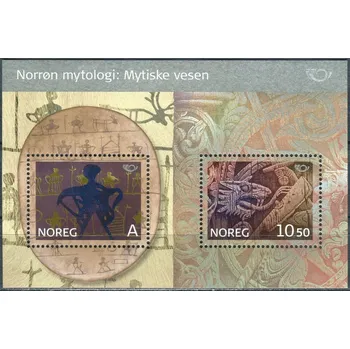 Poštovní známka (2006) MiNr. 1570 - 1571 ** - Norsko - BLOCK 30 - Sever - severské mýty (II)