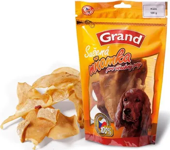 Pamlsek pro psa Grand sušená mňamka kůže 100 g
