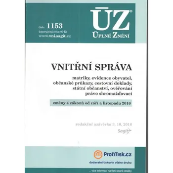 ÚZ 1153: Vnitřní správa
