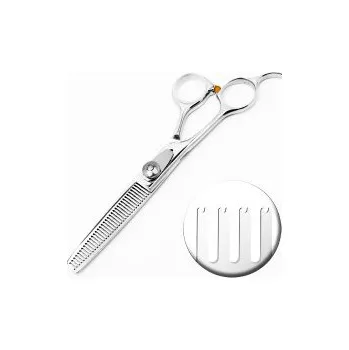 Kadeřnické nůžky Kadeřnické efilační nůžky LEVÉ L-6035